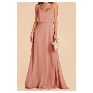 Birdy Grey Gwennie Chiffon Dress Dusty Rose Medium